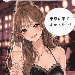 華やかなドレス姿で東京のお店でお仕事をスタートしたゆい